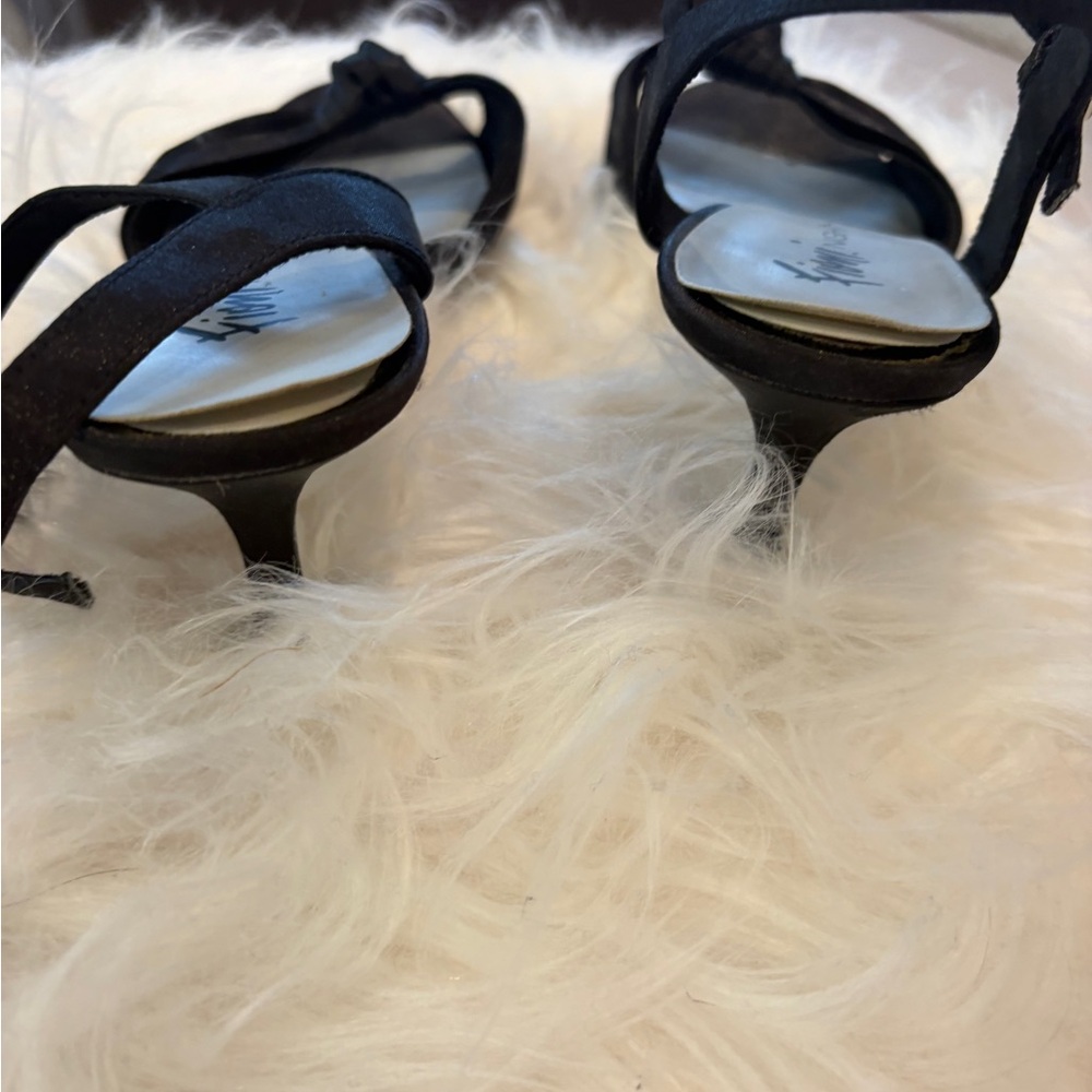 Fioni Black Strappy Heels - Picture 11 of 11